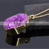 Express Hot Selling Gemstone Necklace Gold Stone Necklace thumbnail-5