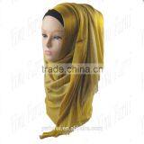 Wholesale Glitter Lurex Hijabs Viscose Scarves Muslim Women Pashmina Shawl Scarf thumbnail-3