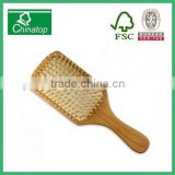 Wooden Oval Shape Hair Comb Brush Spa Massage hairbrush bulk hairbrush wholesale