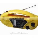 Direct Manufacturer Crank Cellphone Hand your Solar Dynamo Radio