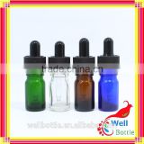 wellbottle glass dropper bottle with pipettes for beard oil essential oil