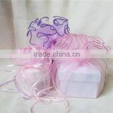 Wholesale Cheap Personalized Round Organza Bag for Birthday Gift Packing thumbnail-6