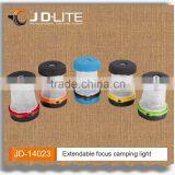 Colorful Extendable Focus Not Rechargeable Camping Lantern Light Can be Used as Torch