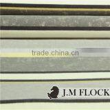 Grey and White Stripe Pattern Flock on Flock Flocked Fabrics African thumbnail-1