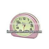 metal red arch clock,shining clock,table alarm clock