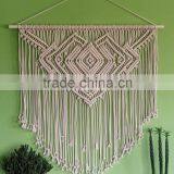 MACRAME WALL HANGING BOHO WALL DECOR HIPPIE WALL TAPESTRY thumbnail-1