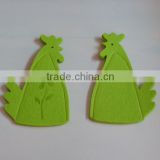 4 colors Easter felt chicken decoration ,funny chicken gifts in easter holiday,