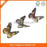 Customized shapes of die-cut butterfly shape sticky notepad