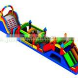Saperate 3 Parts Inflatable Slide n Inflatable Cmlimbing n Inflatale Jumping House Giant Obstacle Course Adventure Games