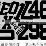 Transfer Numbers for Jerseys,heat Transfer Printing