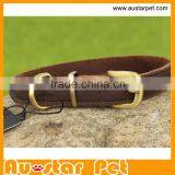 Adjustable Leather Wholesale Dog Collar Handmade Leather Pet Collar thumbnail-2