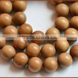 sandalwood beads prayer necklace wholesale/sandalwood handicraft/beads loose