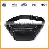 Elegant Design Favorable Price Black PU Material Unisex Cycling Waist Bag With Small Pocket thumbnail-1