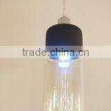 Single Cylindrical Shape Glass Pendant Lights / Lamps thumbnail-1