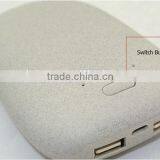 Hot Sales10400mAh Frosted Cobblestone Dual USB Port External Emergency Charging Power Bank thumbnail-1