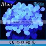 Waterproof Indoor Outdoor Color Changing Programmable Led Light String for Christmas