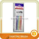 6pc Art Nylon Brush, Oil Painting Brush With Aluminium Ferrule. Trade Assurance. thumbnail-1