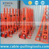 10T Hydraulic Cable Reel Carrier Cable Reel Lifting Stand thumbnail-5