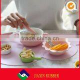 Flexible Waterproof Heat-resistant Feeding Suction Mat for Kids BPA Free Non Slip Silicone Feeding Mat thumbnail-5