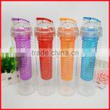 New 900ml Fruit Infuser Tritan Plastic Water Bottle Coffee Bottle Advertising Bottle thumbnail-4