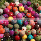 Christmas Decoration Wool Felt Ball/felt Balls Garland thumbnail-1
