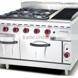 Restaurant Hotel 8 Burner Gas Range With Oven,commercial Gas Range Definition(ZQW-889-8) thumbnail-5