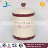 2015 Ceramic Biscuit Tea Sugar and Coffe Storage Jars Factory thumbnail-6