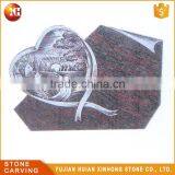 High Quality Granite Carve Rose Headstone thumbnail-3