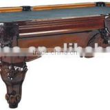 Hand carved classical wooden antique pool table,MOQ:1PCS(B68022)