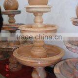 Orange Marble Ball Fountain thumbnail-1