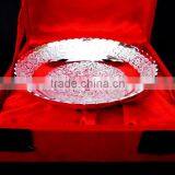 Promotional Gift, Corporate Gift, New Year 2015 Gift Beautiful Silver Plated Brass Bowl thumbnail-3