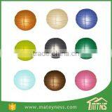Crisscross Irregular Ribbing Round Paper Lanterns thumbnail-2