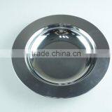 Round Tray Metal Food Tray Stainless Steel Buffet Trays Of Various Sizes thumbnail-1