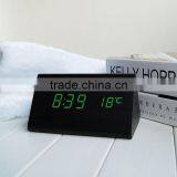 YIWU HUIXUAN Wholesale Smart Led Wood Clock for Home Decoration thumbnail-5