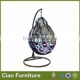 Attractive Color Rattan Patio Furniture Swing With Cushion thumbnail-1