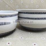 Stocked Personalized High Quality Ceramic Soup Bowl With Two Size thumbnail-3