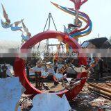 Outdoor Garden Public Stainless Steel Sculpture thumbnail-2