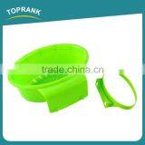 Toprank Colorful Plastic Vegetable Draining Strainer Basket Hanging Vegetable Food Strainer Basket With Holder thumbnail-4