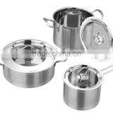 10pcs Stainless Steel Soup Pot Set Cookware Set thumbnail-5