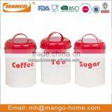 Custom Printed Kitchen Storage Tins Set of Three Metal Can thumbnail-2
