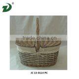 Natural white wicker willow basket 2015 popular sale