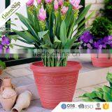 Large Round Coloful Indoor Reasonably Priced Plastic Flower Pot thumbnail-4