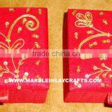 Beautiful Zari Hand Embroidery Boxes thumbnail-1