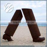 Large Outdoor Rusted Corten Steel Sculpture For Sea Decorastion thumbnail-1