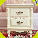 2017 New Design White Wooden Bathroom Storage Cabinets High Quality Solid Wooden Bathroom Storage Cabinets W08H066 thumbnail-1