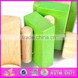 2015 Educational Cute String Wooden Dog Pull Toy,Wooden Dog Pull Along Toy for Toddlers,Hot Sale Wooden Animal Pull Toy W05B099 thumbnail-4