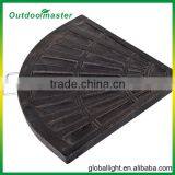 Patio Fan Shaped Resin Bronze Umbrella Base for Cross Base Umbrella thumbnail-3