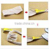 Bias Tape Makers Set Kit Binder Binding Snap on Foot Sewing Quilting Tools+AWL thumbnail-5