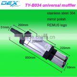 Auto Exhaust Universal Stainless Ss304 Muffler Pipe thumbnail-4