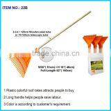 Lawn Rake Head Plastic Victory Rakes Collecting Leaves Grass Cuttings/ True Temper 63-Inch Poly Shrub Rake - 22B thumbnail-1
